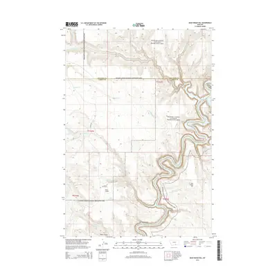 2014 Map of Dead Indian Hill, 2014 Print