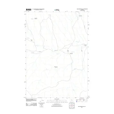 2012 Map of Dead Indian Hill, 2012 Print