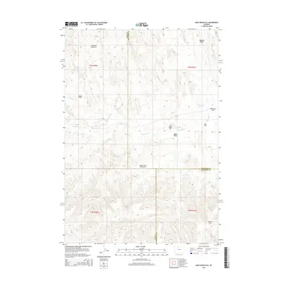 2015 Map of Dead Indian Hill, 2015 Print