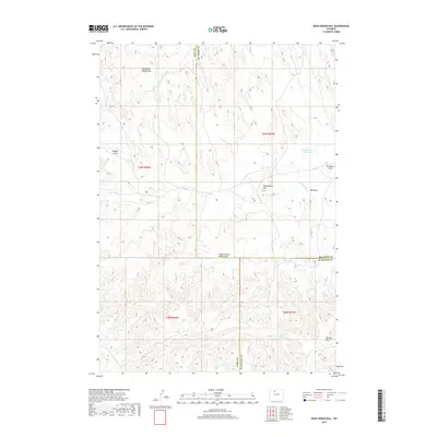 2018 Map of Dead Indian Hill, 2018 Print