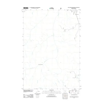 2012 Map of Dead Indian Meadows, 2012 Print