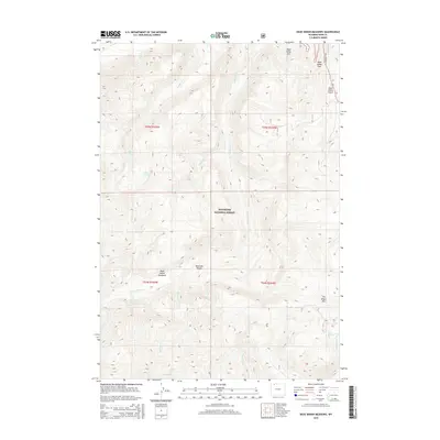 2015 Map of Dead Indian Meadows, 2015 Print