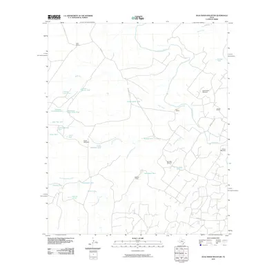 2010 Map of Dead Indian Mountain, 2010 Print
