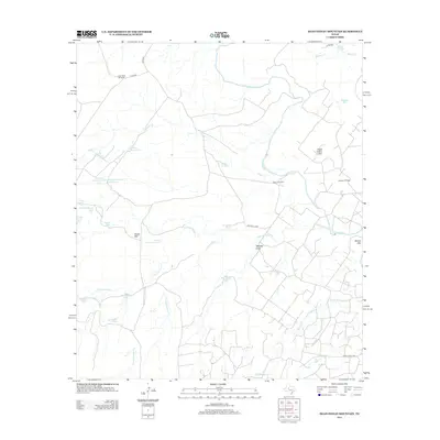 2012 Map of Dead Indian Mountain, 2012 Print