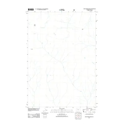2012 Map of Dead Indian Peak, 2012 Print