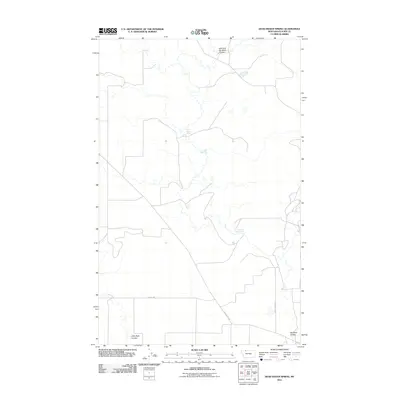 2011 Map of Dead Indian Spring, 2011 Print