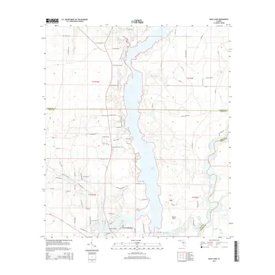 2015 Map of Dead Lakes, 2015 Print
