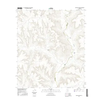 2016 Map of Dead Man Canyon, 2016 Print