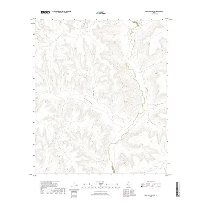 2019 Map of Dead Man Canyon, 2019 Print