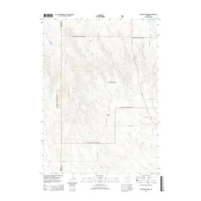 2014 Map of Dead Mans Creek, 2014 Print