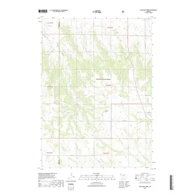 2017 Map of Dead Mans Creek, 2017 Print