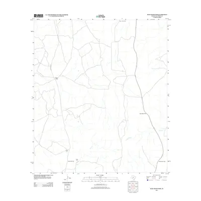 2013 Map of Dead Mans Pass, 2013 Print