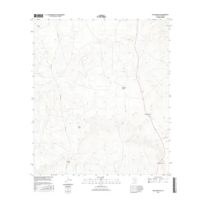 2016 Map of Dead Mans Pass, 2016 Print