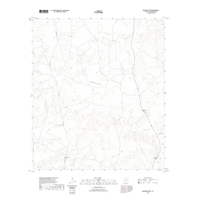2019 Map of Dead Mans Pass, 2019 Print