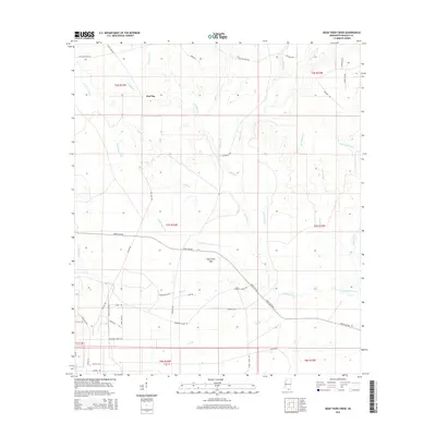 2015 Map of Dead Tiger Creek, 2015 Print