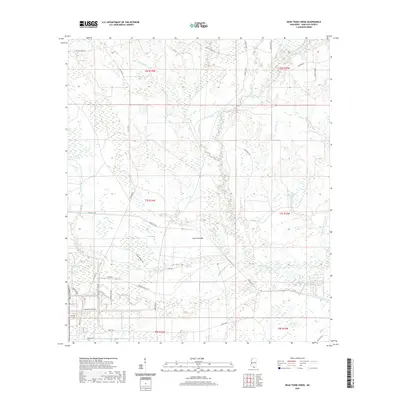 2020 Map of Dead Tiger Creek, 2020 Print