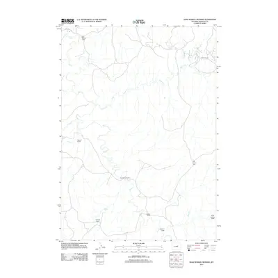 2012 Map of Dead Woman Crossing, 2012 Print