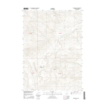 2015 Map of Deadman Butte, 2015 Print