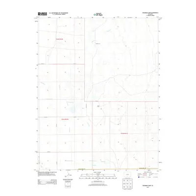 2013 Map of Deadman Camp, 2013 Print