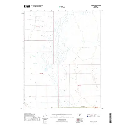 2019 Map of Deadman Camp, 2019 Print