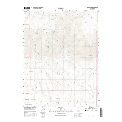 2014 Map of Deadman Canyon, 2014 Print