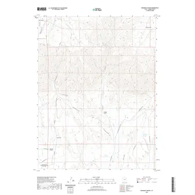 2020 Map of Deadman Canyon, 2020 Print
