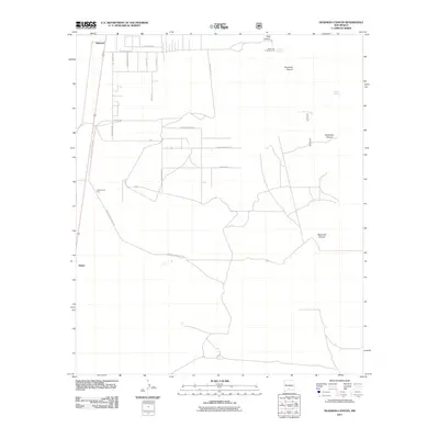 2011 Map of Deadman Canyon, 2011 Print