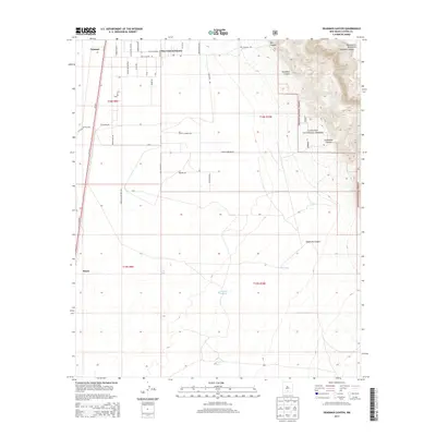 2013 Map of Deadman Canyon, 2013 Print