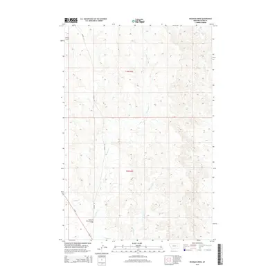 2014 Map of Deadman Creek, 2014 Print