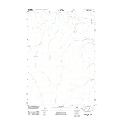 2011 Map of Deadman Lake, 2011 Print