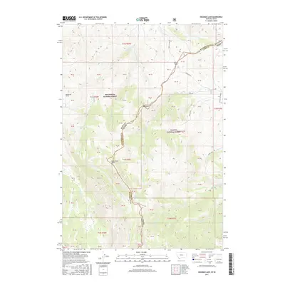 2017 Map of Deadman Lake, 2017 Print