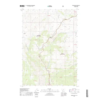 2020 Map of Deadman Lake, 2020 Print