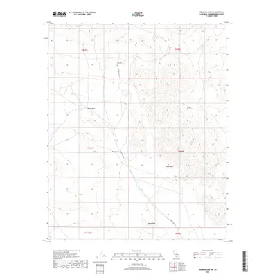 2018 Map of Deadman Lake NW, 2018 Print