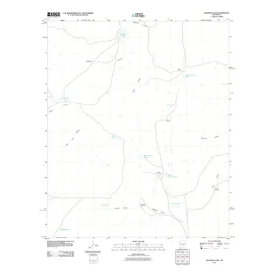 2010 Map of Deadman Lake, 2010 Print