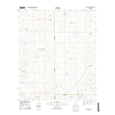 2013 Map of Deadman Lake, 2013 Print