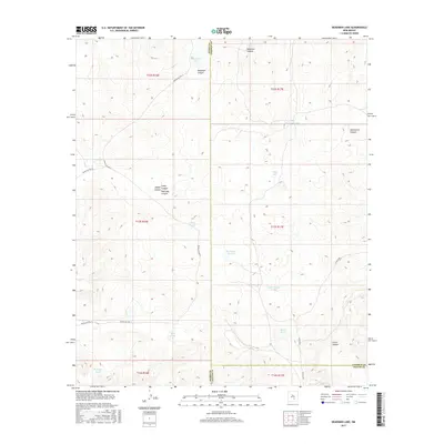 2017 Map of Deadman Lake, 2017 Print