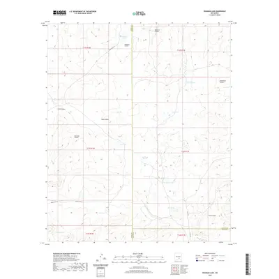 2020 Map of Deadman Lake, 2020 Print