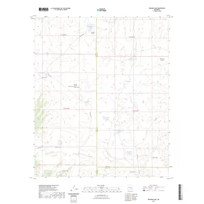 2023 Map of Deadman Lake, 2023 Print