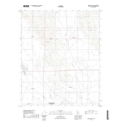 2018 Map of Deadman Lake SE, 2018 Print