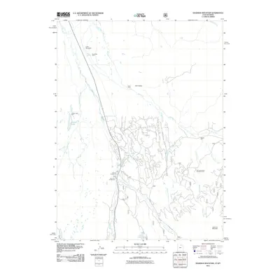 2011 Map of Deadman Mountain, 2011 Print