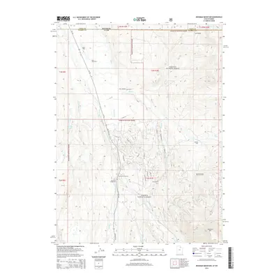 2014 Map of Deadman Mountain, 2014 Print