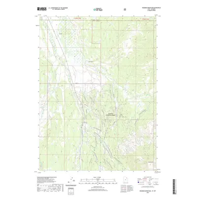 2020 Map of Deadman Mountain, 2020 Print