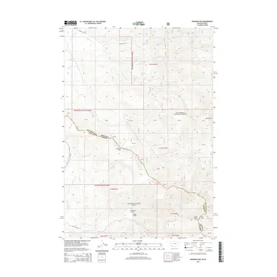 2014 Map of Deadman Pass, 2014 Print