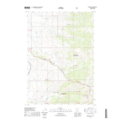 2020 Map of Deadman Pass, 2020 Print