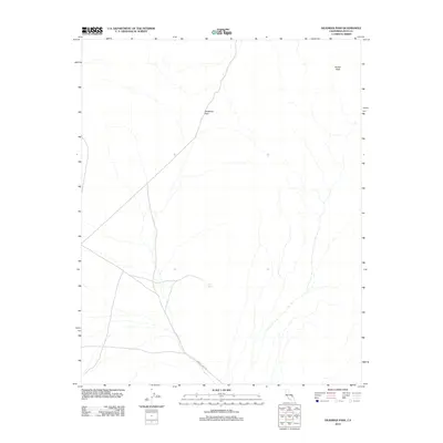 2012 Map of Deadman Pass, 2012 Print