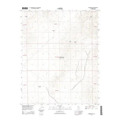 2015 Map of Deadman Pass, 2015 Print