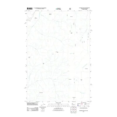 2011 Map of Deadman Peak, 2011 Print