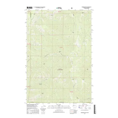 2017 Map of Deadman Peak, 2017 Print