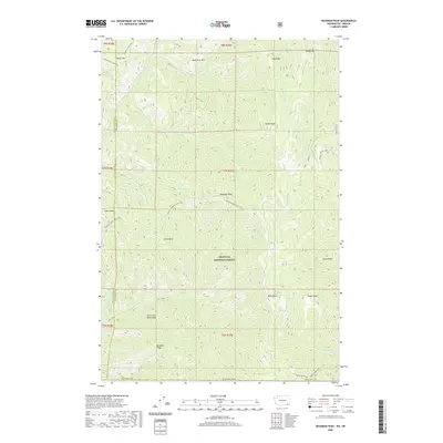 2020 Map of Deadman Peak, 2020 Print