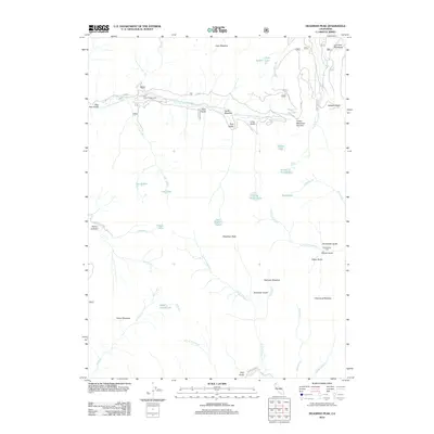 2012 Map of Deadman Peak, 2012 Print